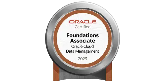Certificado Oracle Data Management